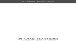 Desktop Screenshot of jbmtransport.com
