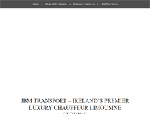 Tablet Screenshot of jbmtransport.com